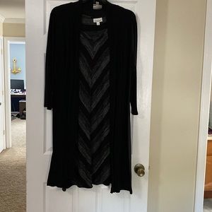 Avenue 2-piece knit lightweight sweater dress (22/24)